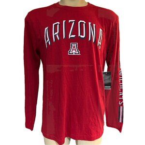 Arizona Wildcats Colosseum Performance Red Long Sleeve Shirt Men's L New
